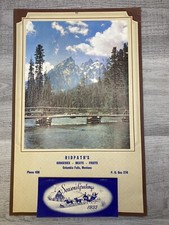 Vintage 1955 Ridpath’s Montana Union Pacific Grand Teton Litho 6248￼ calendar