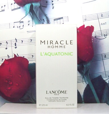 Lancome Miracle Homme L'Aquatonic EDT Spray 4.2 FL. OZ. Sealed Box.