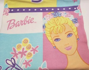 barbie fleece throw blanket