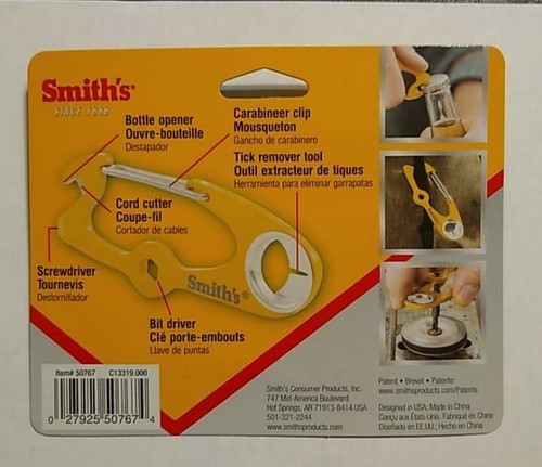 🔥 Smith's - Pack Pal - Clip Tool Carabiner w/ Multi-Tool Function #50767 - Picture 2 of 2