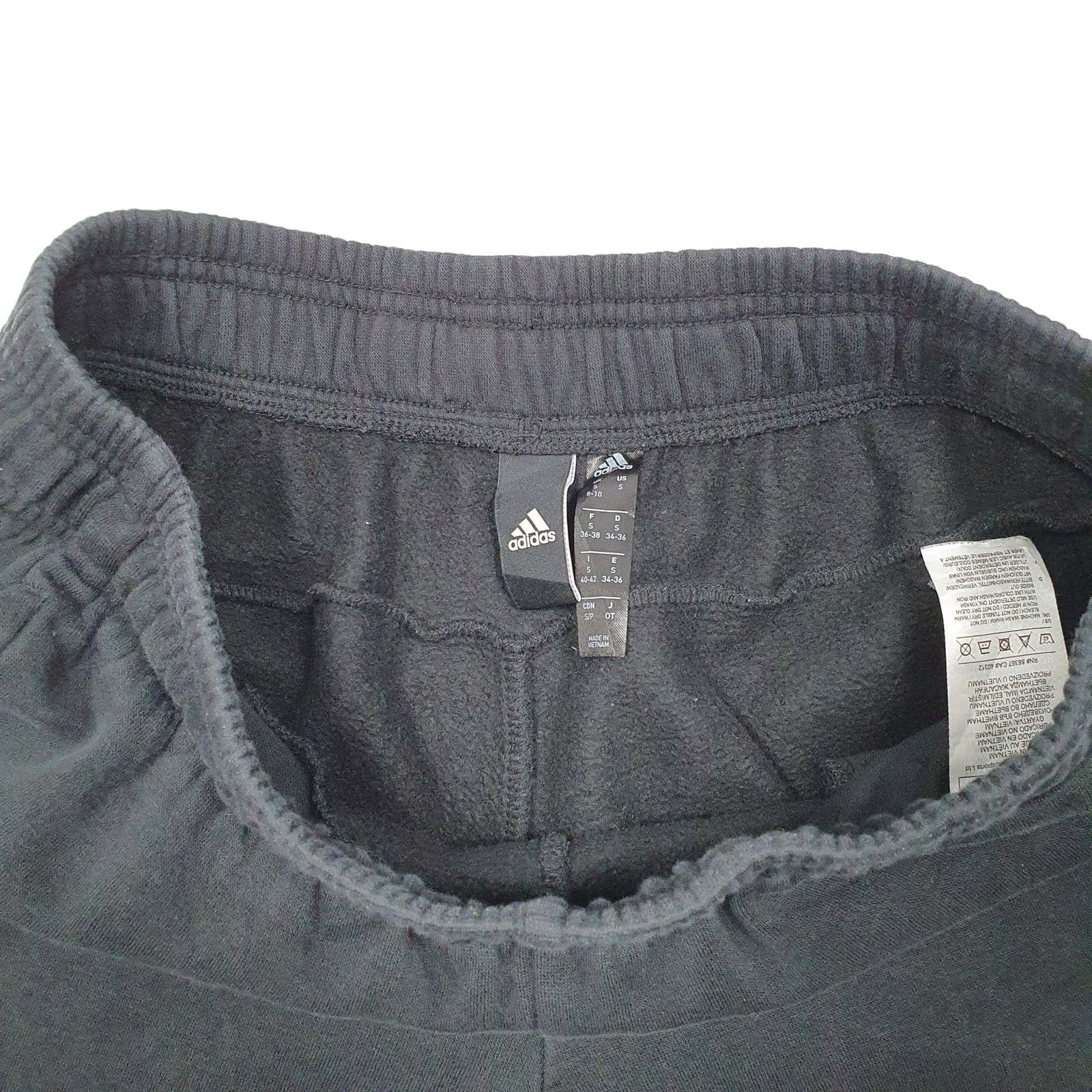 ADIDAS Jogger Trousers Cotton  &  Polyester Black Womens  S image 2
