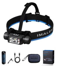 IMALENT HT70 Rechargeable Headlamp 3500 Lumens LED Headlight with Red/Warm Light