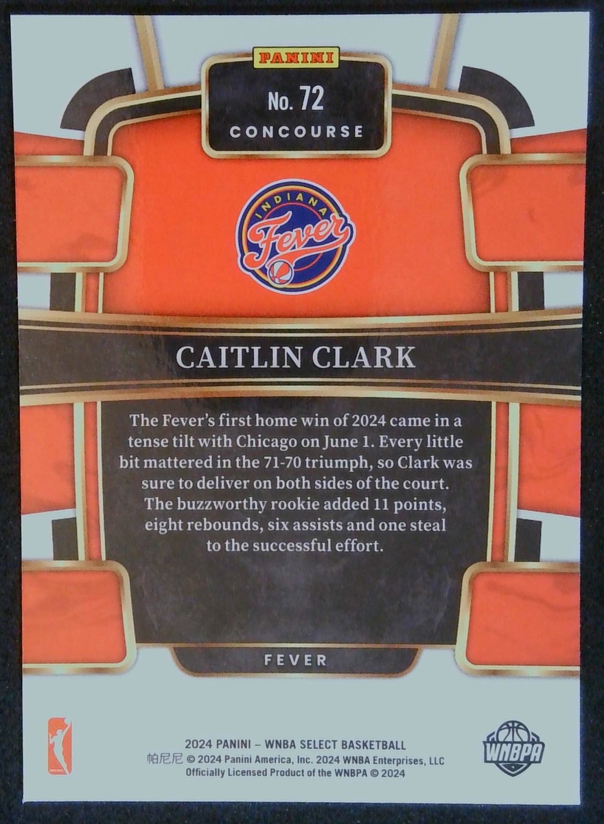 WNBA Select #72 Caitlin Clark RC | eBay