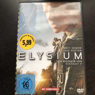 Elysium (DVD, 2013) mit Matt Damon