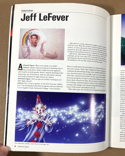 Airbrush Digest Magazine July/August 1983 Jeff LeFever Graphic Art Artist - Picture 5 of 8