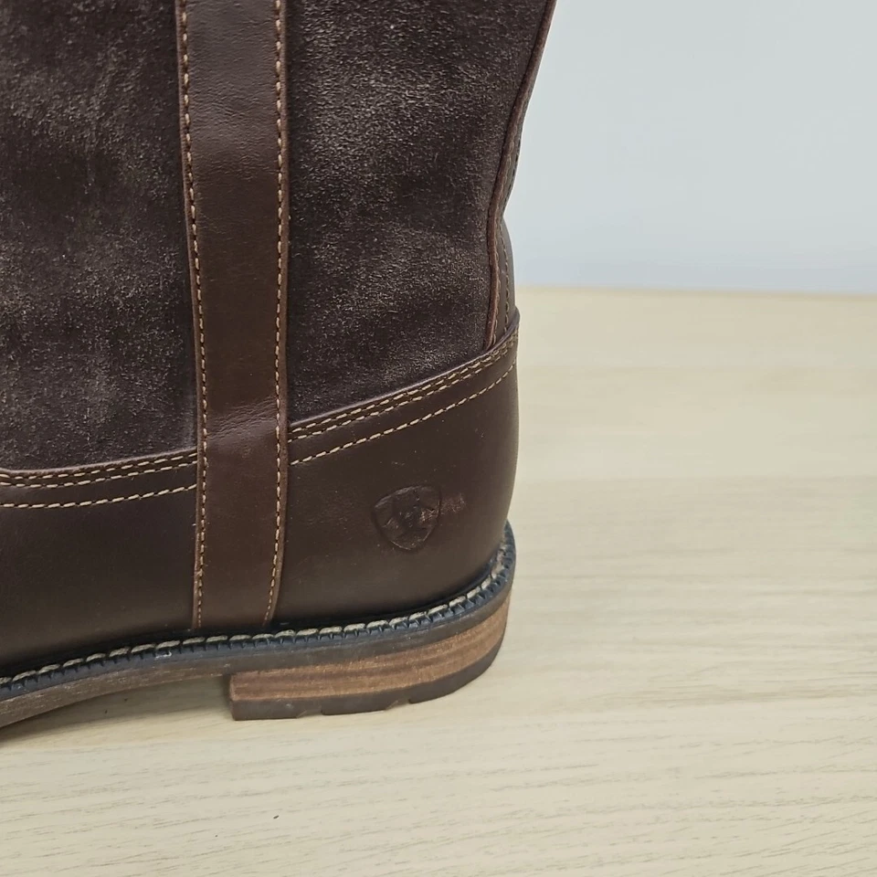 Ariat Loxley Botas Impermeables Marrón Country Montar Hasta la Rodilla Talla Uk 5.5 # Foto 3 de 4