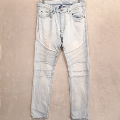 Divided By H&M Mens Moto Skinny Jeans