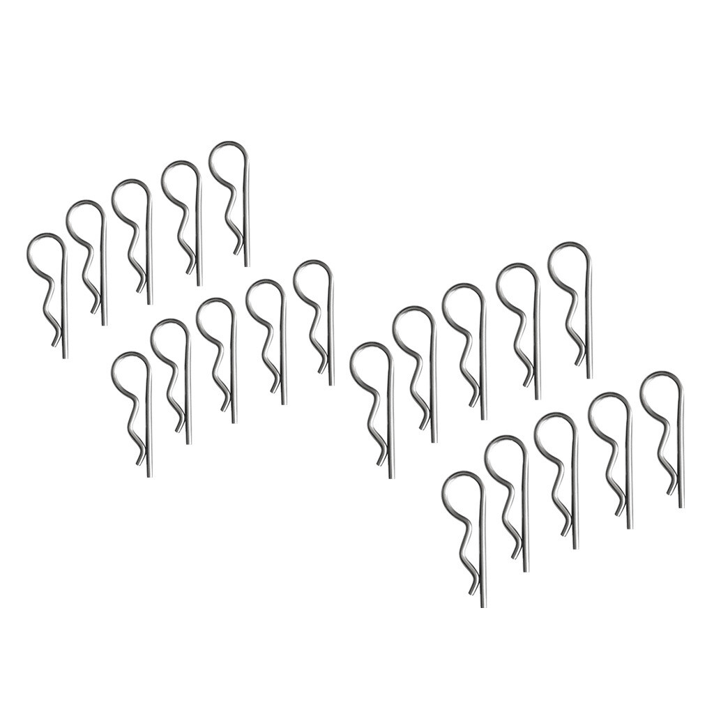20 Pieces Stainless Steel R Clip Clevis Pin Shaft 2mm Heavy, 41 OFF