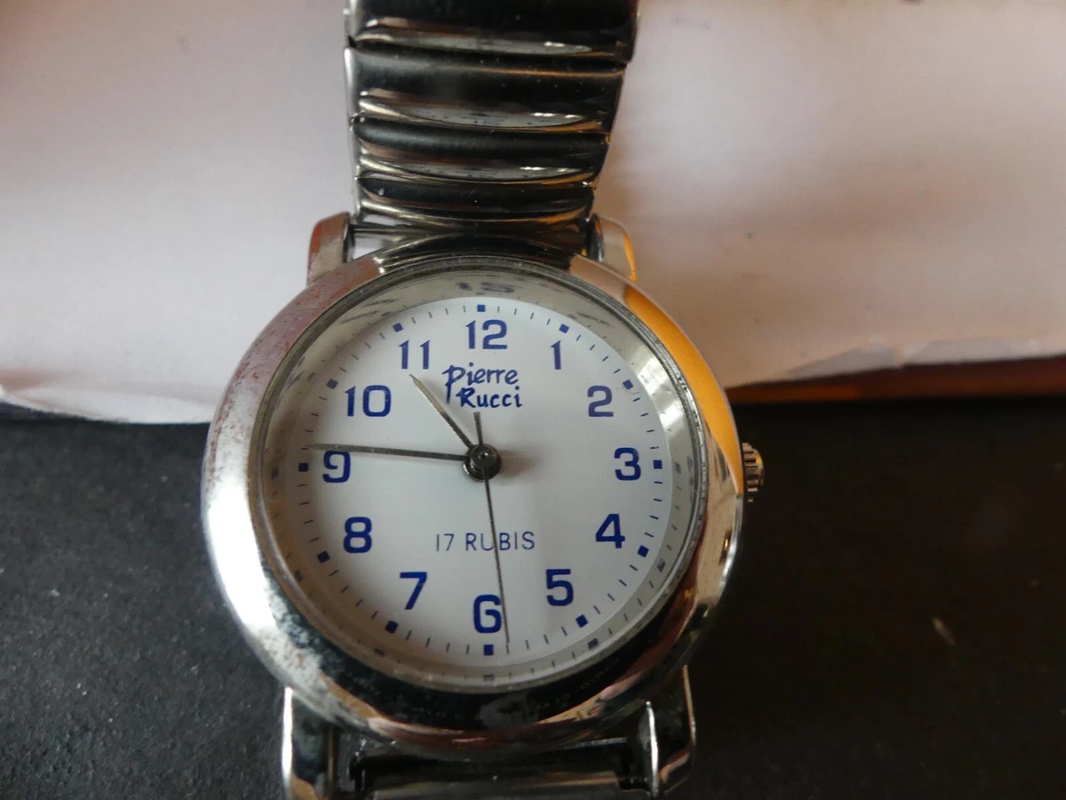 Montre à Gousset Pierre Rucci Quartz - Acier Inoxydable - Chaîne Incluse - Occasion