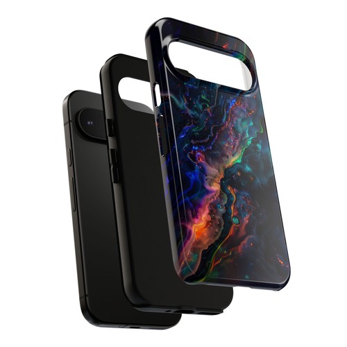 Colorful Opal Dark Cosmic Nebula PRINTED Tough Phone Case Iphone Samsung Pixel - Picture 83 of 191