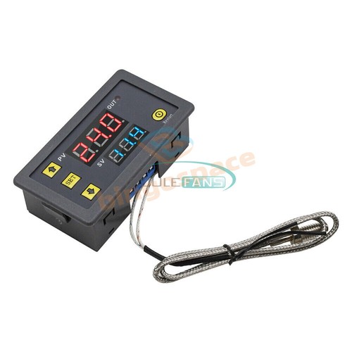 DC12V Controller Temperatura Digitale Tipo K Termostato Sensore Termostato W3230 - Foto 8 di 11