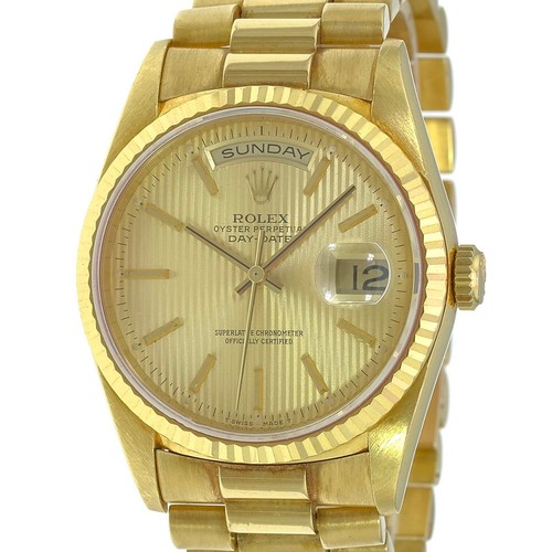 Mens Rolex DayDate President 18K Yellow 