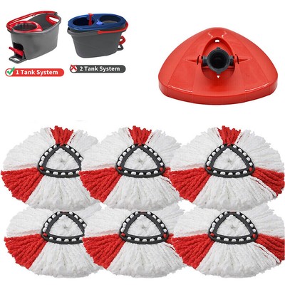 Für Vileda Turbo Easy Wring Wischmop Moppkopf Wischbezug Moppbasis Teleskopgriff
