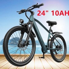 24" 36V 10AH Electric Mountain Bike 500W Motor Electric Bicycle Ebike For Adults