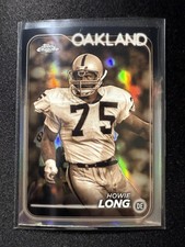 2024 Topps Chrome Football Howie Long #153 Sepia Refractor Raiders
