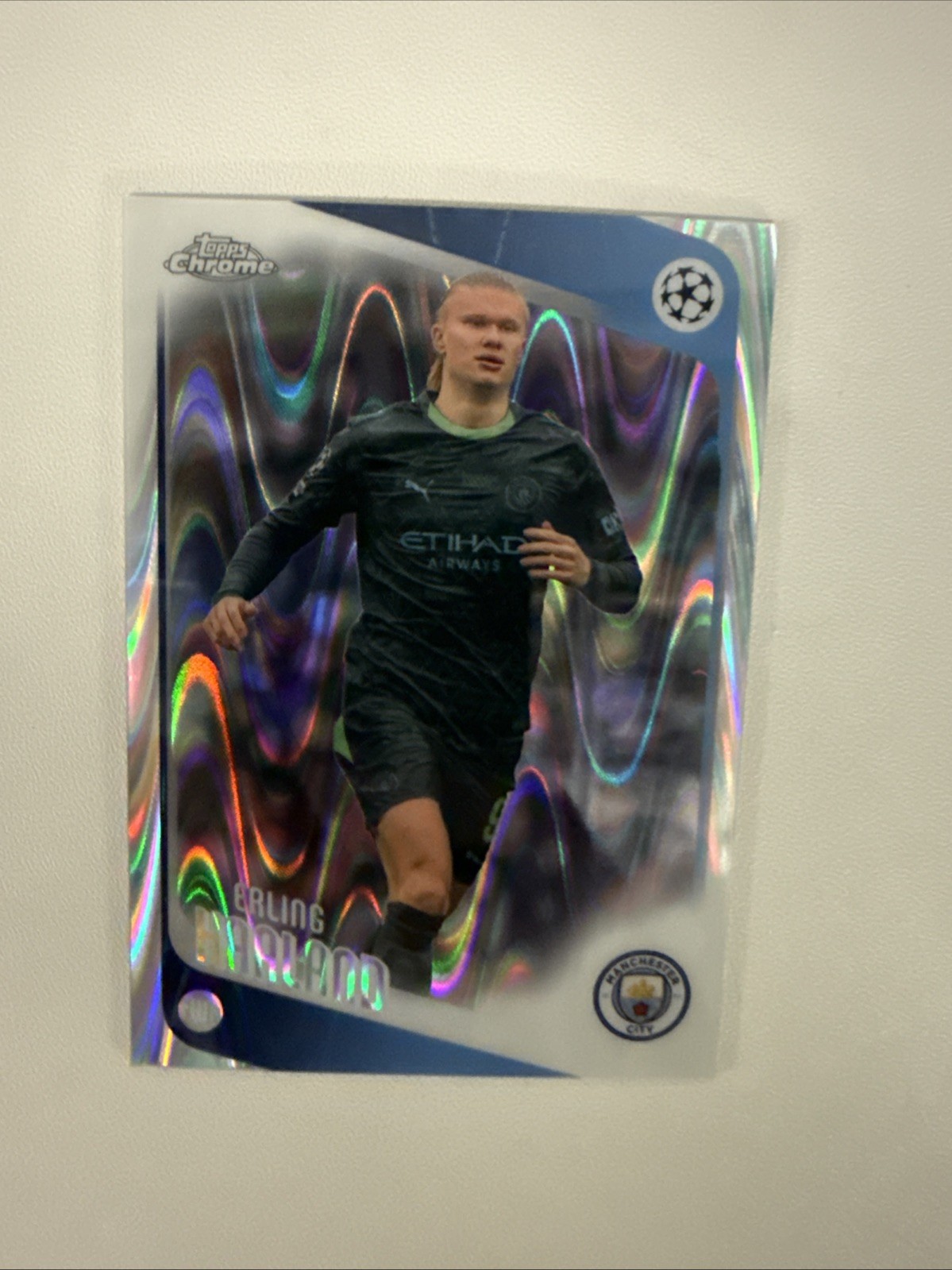 Erling Haaland - RayWave Refractor #181 Man City/Norway 2025-26 Topps Chrome UCC