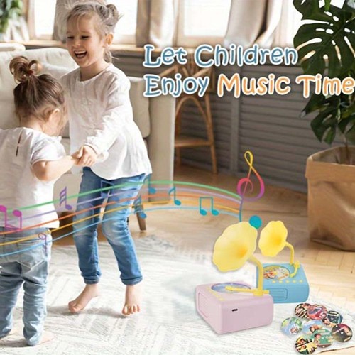 Early Education Kids Gramophone Toy Children's Record Phonograph For Kids - Picture 6 of 8