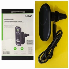 Belkin BoostCharge Magnetic FAST Wireless Car Charger for iPhone 16 15 14 