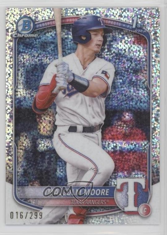 2025 Bowman Chrome Prospects Speckle Refractor /299 Malcolm Moore #BCP-129 1mc5