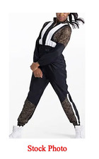 Weissman ADULT SMALL AS 2-Piece Dance Costume Black Jacket Jogger Pant