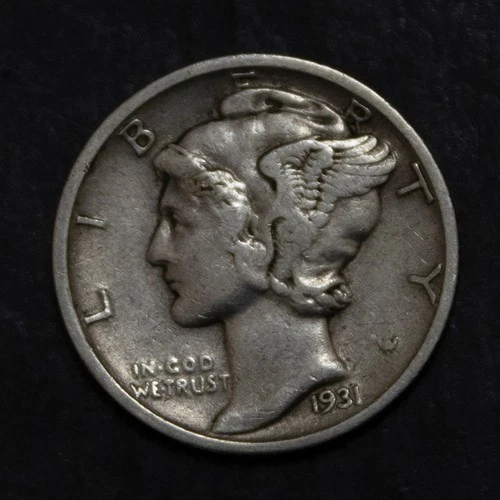 1931 S  Mercury Dime Choice VF XF Lot  2435