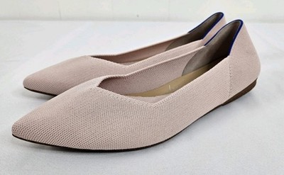 Rothy's The Point Blush Pink Pointed Toe Casual Slip On Ballet Flats 11.5 Note!