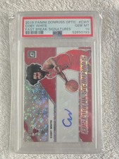 2019-20 Optic Coby White Fast Break Signatures Rookie Auto FB-CWT Chicago Bulls