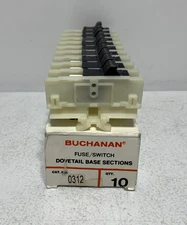Buchanan 0312 Fuse/Switch Dovetail Base Station (pk of 10)