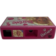 Barbie Pink Toy Camera for Girls Vintage Novelty Collectible