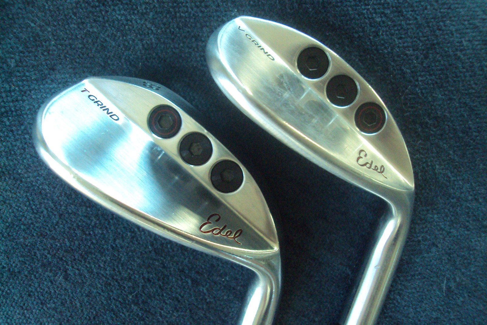 Edel V Grind SW 54 deg & T grind 58 deg LW Modus 115 wedge flex steel 35"