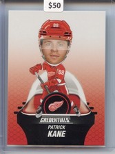 2024-25 UD Credentials Patrick Kane First 25 Fans Blue /25 Red Wings