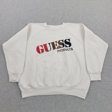 Guess Products Sweatshirt Mens XL VTG 90s Logo USA Pullover Georges Marciano