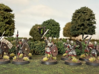 18 Orks Warband Warhost Miniaturen MESBG Herr der Ringe Fantasy Metall 28mm