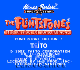 Flintstones Rescue Of Dino & Hoppy - NES Nintendo Game