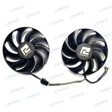 Graphics Card Fan T129215BU For POWERCOLOR RX6750XT GDDR6 Sports Edition