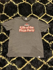 Vintage Life Of The Party Pizza Hut Employee Uniform Men's Shirt Size XL