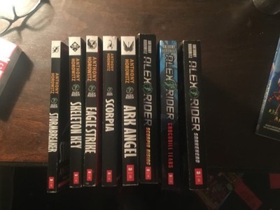 Anthony Horowitz book lot. 8 books in ALEX RIDER SERIES. Paperback. Very Good