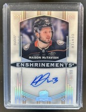 2024-25 Upper Deck The Cup Mason McTavish Enshrinements Auto #/99 Ducks