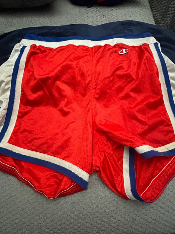 Syracuse Orangemen Away Game Shorts Champion Orange/White/Blue Size 48