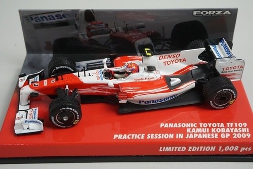 1:43 MINICHAMPS 413090310 FORZA Panasonic Toyota TF109 JapanGP Practice 2009 #10 - Imagen 3 de 7