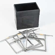 Kodak 4x5 Hard Rubber Film Developing Process Tank 4 Film Hangers