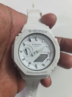 Casio G-SHOCK White Watch - GMA-S2100 Used Nice Works But Need New Battery 