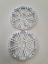 KICKER KM65 45KM654 6.5" MARINE SPEAKER COVERS GRILLES WHITE
