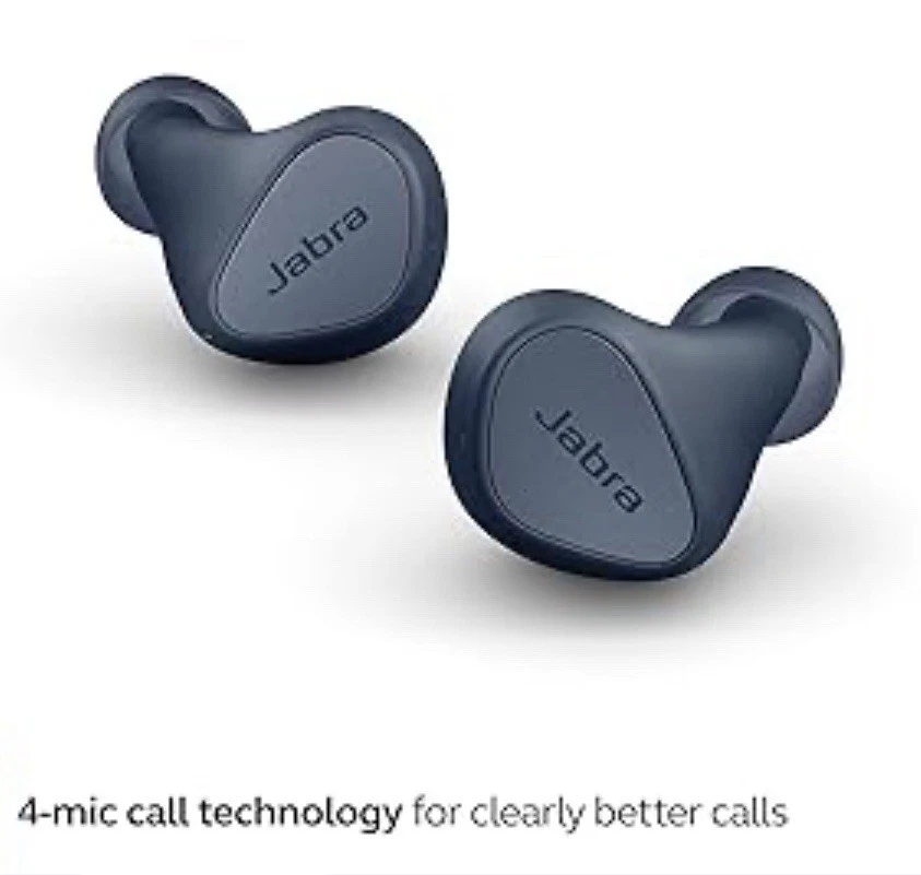 Genuine Original Jabra Elite 3 In Ear Wireless Bluetooth Earbuds Navy Blue New - Image 3 of 4
