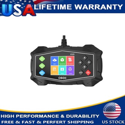 V529 OBD2 Scanner Car Diagnostic Scan Tool ABS Code Reader Battery VOLT Test