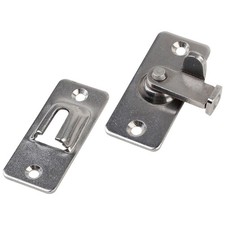 1Set Stainless Steel Door Bolt Lock Durable Right Angle Latch Lock for Door