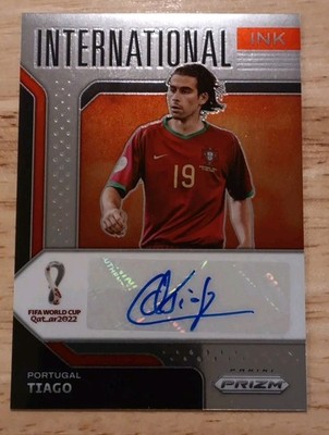 2022 Prizm FIFA World Cup Qatar TIAGO International Ink Auto #TGO