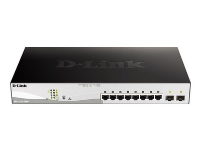D-Link 10-Port Layer2 PoE+ Smart Managed Gigabit Switch8 x 10/100/1000Mbit/s TP