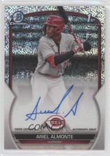2023 Bowman Chrome Prospect Speckle Refractor 175/299 Ariel Almonte Auto 03ox