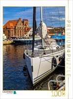 Calvendo Puzzle Yachts In Wismar's Old Harbor | 1000 Pieces, Finished Size 25.2